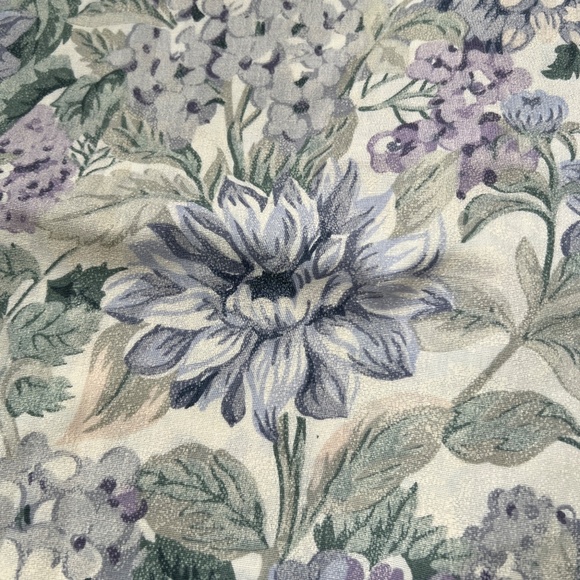 2 Vintage Jessica McClintock Pillowcases Purp Ruffled Lace Floral Pillowcases - Picture 5 of 9